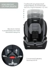Автокресло Indigo Winner isofix 1/2/3 (9-36 кг) черный серый