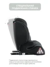 Автокресло Indigo Winner isofix 1/2/3 (9-36 кг) черный серый