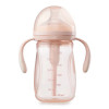 10020, Бутылочка с ручками и силиконовой соской 300 мл. (pink, 10020)