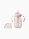 Бутылочка Happy Baby с ручками и силиконовой соской 300 мл. (pink, 10020)