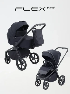 Коляска 2 в 1 Rant Flex Therm RA112 Midnight Black