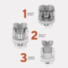 Автокресло Rant UB619 Nitro New isofix 0/1/2/3 (0-36 кг) Beige