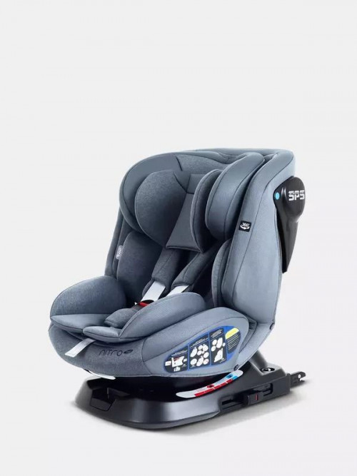Автокресло Rant UB619 Nitro New isofix 0/1/2/3 (0-36 кг) Grey
