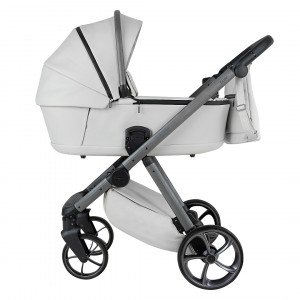 Коляска 2 в 1 Pituso Sole leather Island Stone