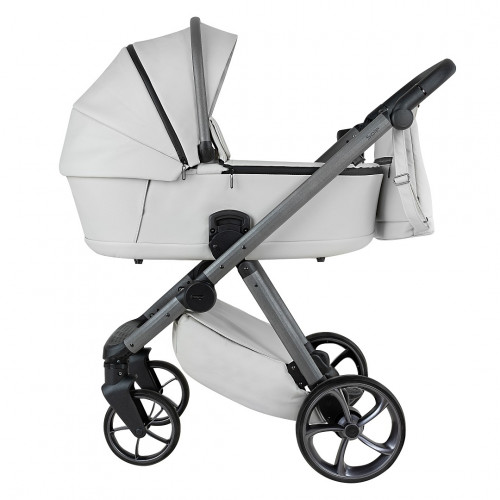 Коляска 2 в 1 Pituso Sole leather Island Stone