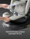 Автокресло Happy Baby Xion 0/1/2/3 (0-36кг) Steel Grey