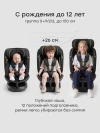 Автокресло Happy Baby Xion 0/1/2/3 (0-36кг) Total black