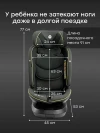 Автокресло Happy Baby Xion 0/1/2/3 (0-36кг) Deep Olive