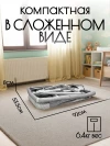 Колыбель-кроватка BubaGo Elva BG 183-1 Серый