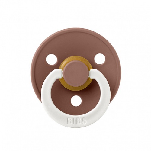 Пустышка латексная ночная BIBS Colour Glow - Woodchuck, 0+ мес.