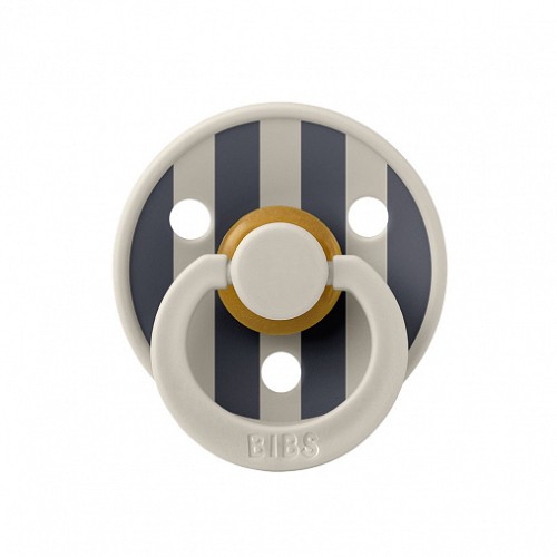 Пустышка латексная BIBS Studio Colour - Block - Sand Iron, 0+ мес.