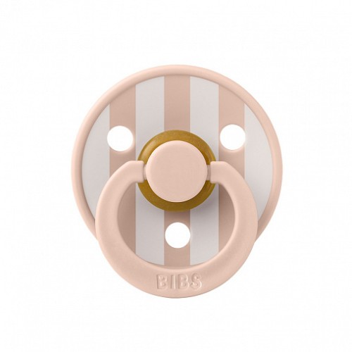 Пустышка латексная BIBS Studio Colour - Block - Blush Ivory, 6+ мес.