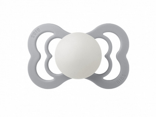 Пустышка силиконовая ночная BIBS Supreme Glow - Cloud, 6+ мес.