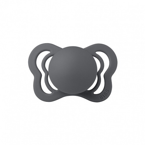 Пустышка силиконовая BIBS Couture - Iron, 0+ мес.