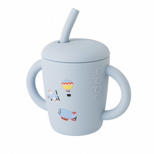 Силиконовый поильник с трубочкой edda, Воздушный транспорт