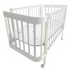Кроватка-трансформер Babyway Облачко 3в1 с маятником белый кашемир