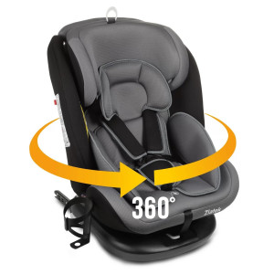 Автокресло Zlatek Cruiser Lux isofix 0/1/2/3 (0-36кг) серо-черный