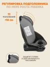 Автокресло Zlatek Cruiser Lux 0/1/2/3 (0-36кг) черно-серый