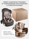 Автокресло Siger Некст Lux 1/2/3 (9-36кг) темно-серый светло-коричневый