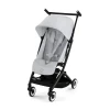 Коляска прогулочная Cybex Libelle BLK Fog Grey с бампером и дождевиком