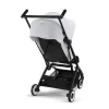 Коляска прогулочная Cybex Libelle BLK Fog Grey с бампером и дождевиком