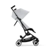 Коляска прогулочная Cybex Libelle BLK Fog Grey с бампером и дождевиком