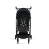 Коляска прогулочная Cybex Libelle BLK Magic Black с бампером и дождевиком 