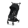 Коляска прогулочная Cybex Libelle BLK Magic Black с бампером и дождевиком 