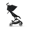 Коляска прогулочная Cybex Libelle BLK Magic Black с бампером и дождевиком 