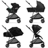Коляска прогулочная Cybex Melio Street Real Black