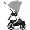 Коляска прогулочная Cybex Talos S Lux SLV Stone Grey