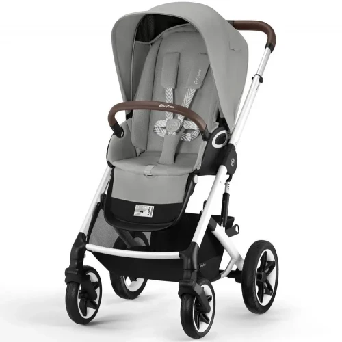 Коляска прогулочная Cybex Talos S Lux SLV Stone Grey