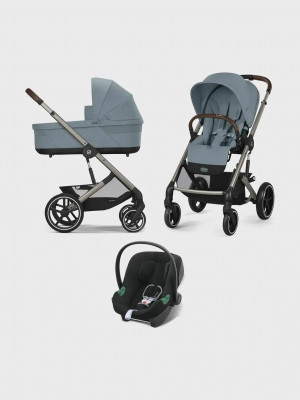 Коляска 3 в 1 Cybex Balios S Lux TPE Stormy Blue