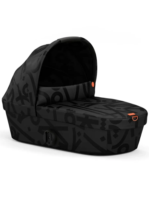 Люлька для коляски Cybex Melio Cot Street Real Black - фото 1