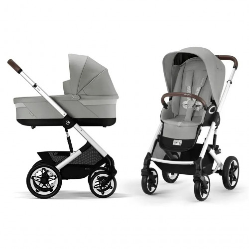 Коляска 2 в 1 Cybex Talos S Lux SLV Stone Grey