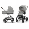 Коляска 2 в 1 Cybex Balios S Lux SLV Stone Grey