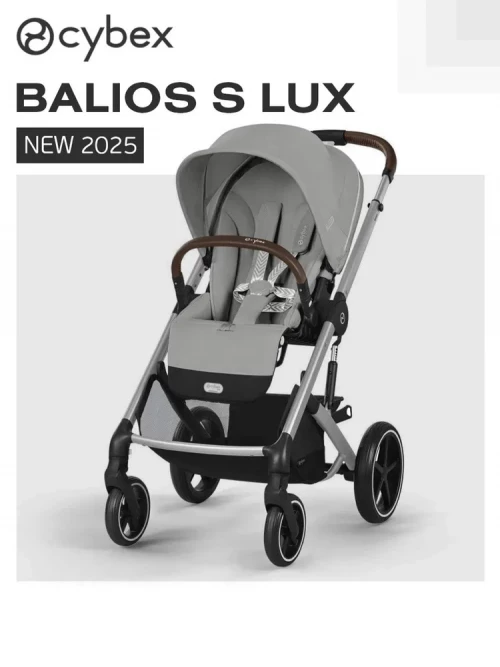Коляска прогулочная Cybex Balios S Lux SLV Stone Grey