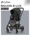 Коляска прогулочная Cybex Balios S Lux BLK Moon Black