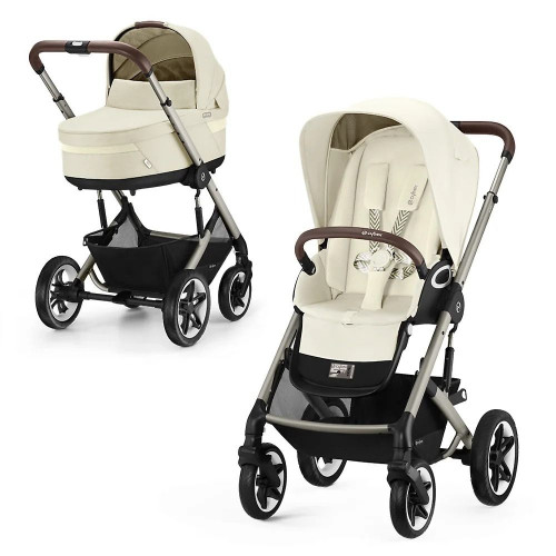 Коляска 2 в 1 Cybex Talos S Lux TPE Seashell Beige