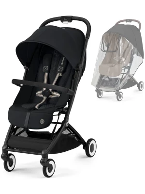 Коляска прогулочная Cybex Orfeo BLK Magic Black дождевик/бампер