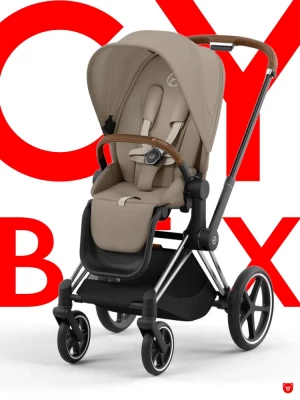 Коляска 2 в 1 Cybex Priam IV Chrome Brown Cozy Beige 
