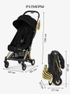 Коляска прогулочная Cybex Coya FE JS Wings с бампером и дождевиком