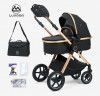 Коляска 2 в 1 luxmom A6 черный