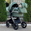 Коляска 2 в 1 luxmom A6 зеленый