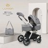 Коляска 2 в 1 luxmom A6 серый