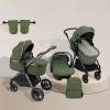 Коляска-трансформер Luxmom 560 3 в 1 зеленый