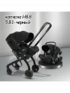 Коляска прогулочная Luxmom MAX H88 5B1 черный
