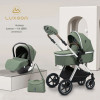 Коляска-трансформер Luxmom A6 3 в 1 зеленый