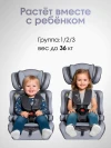 Автокресло Costa HC-01 1/2/3 (9-36кг) Grey/Light grey