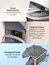 Коляска-трансформер Farfello Aimile Adventurer ADV-8 Лунный